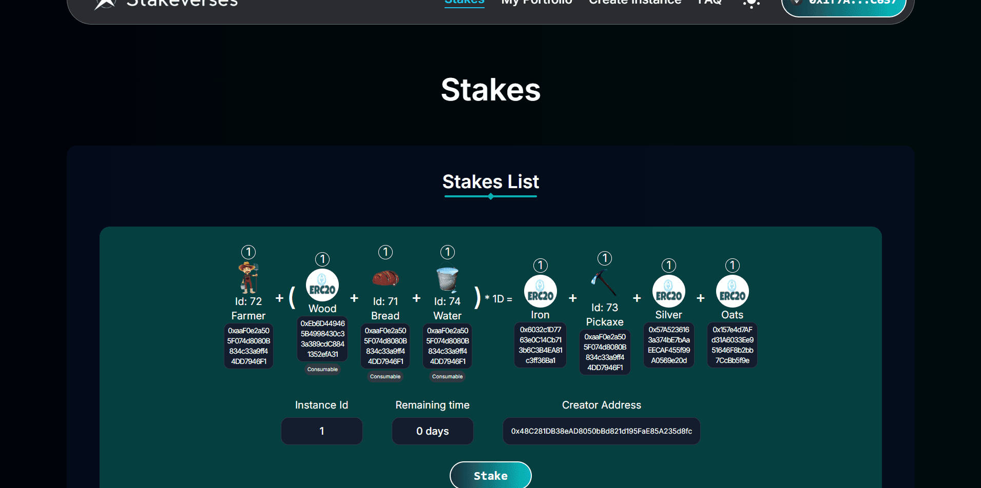 Stakes